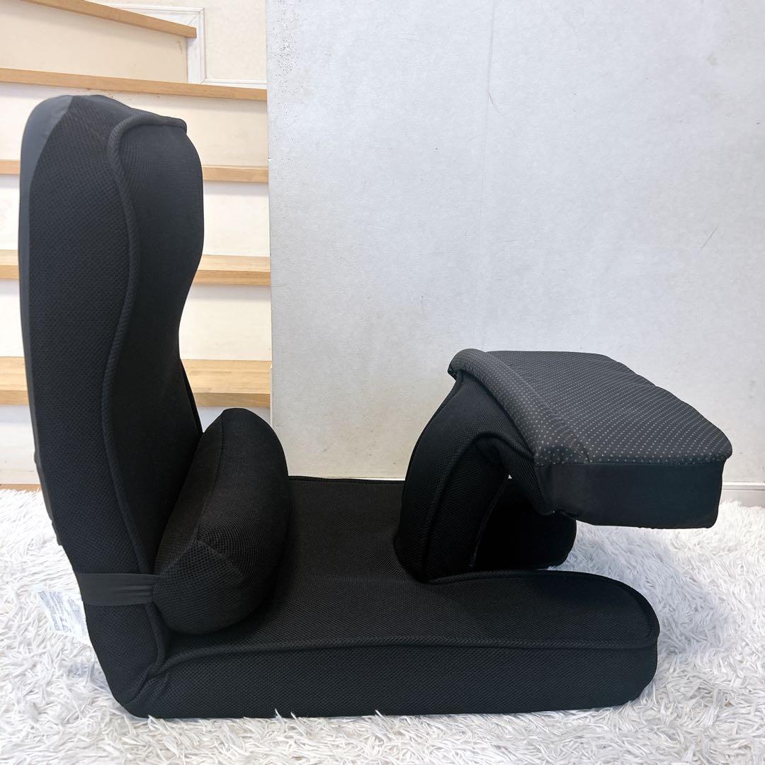 【美品】ニトリ ゲーミング座椅子 専用カバー付き ブラック