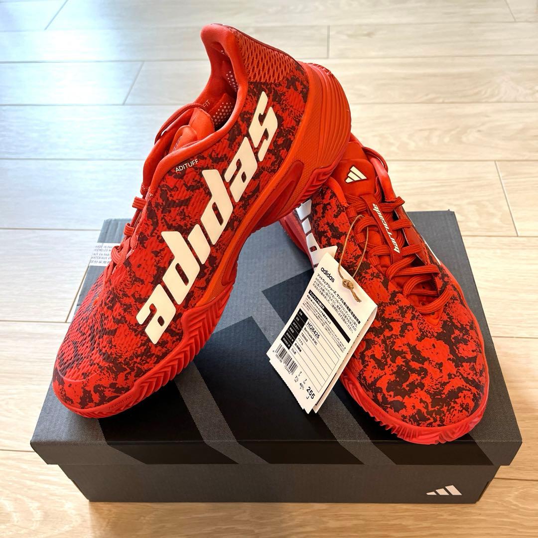 新品アディダス テニスシューズ バリケード 25.5cm