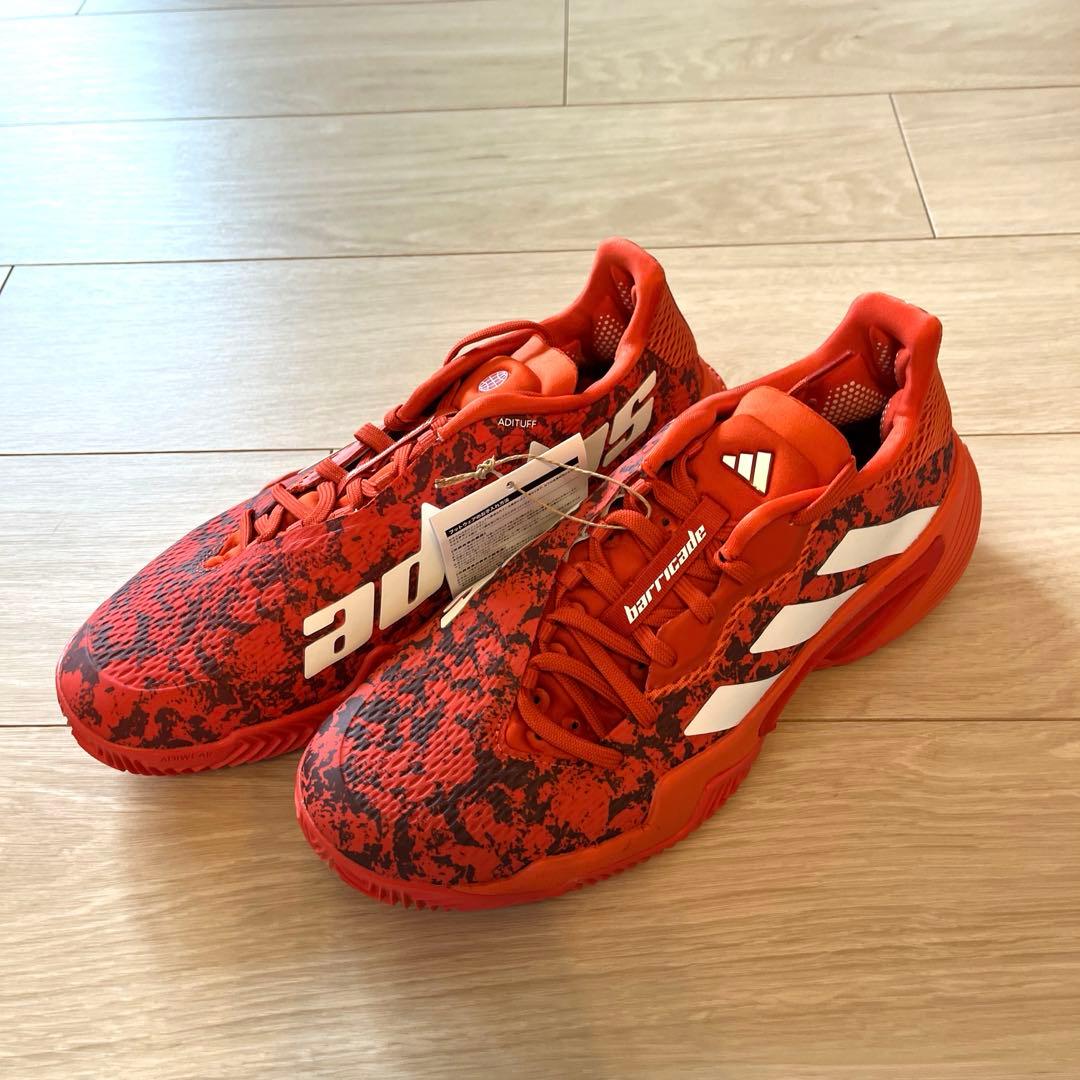 新品アディダス テニスシューズ バリケード 25.5cm