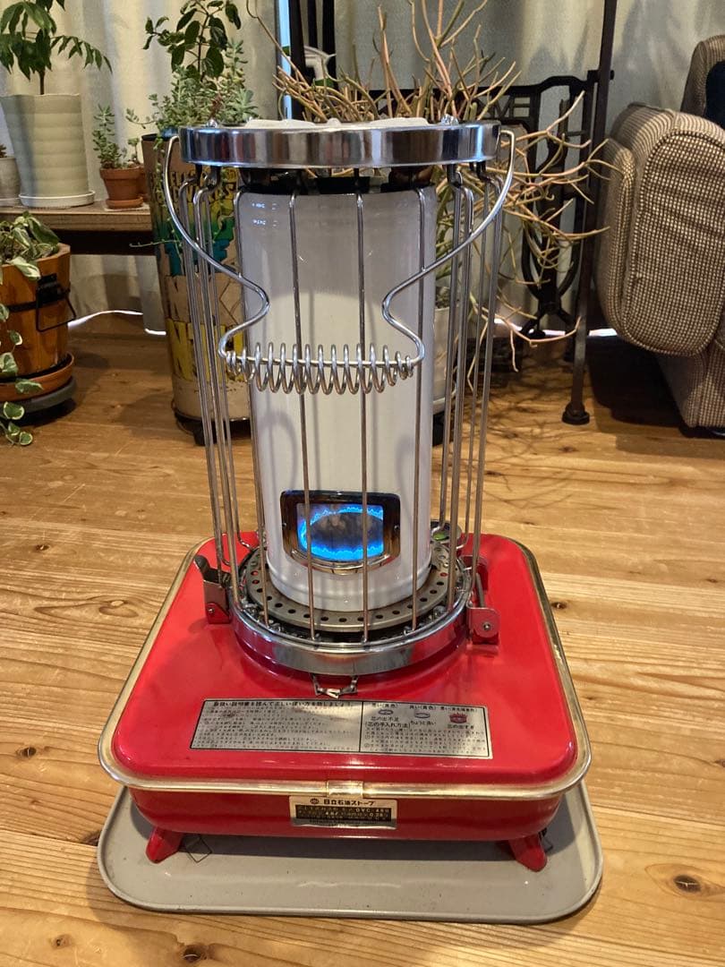 昭和レトロ 和製アラジン 日立ストーブOVC-480 稼働品