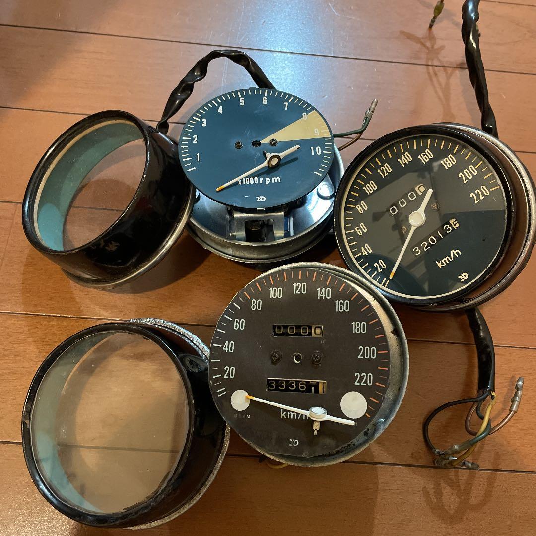 CB750fourスピードメーター、タコメータージャンク - メルカリ