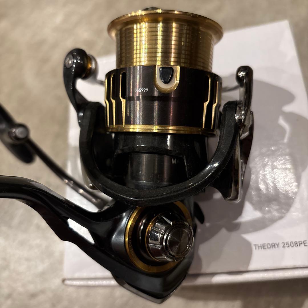 THEORY 2508PE-H スピニングリール 黒/金