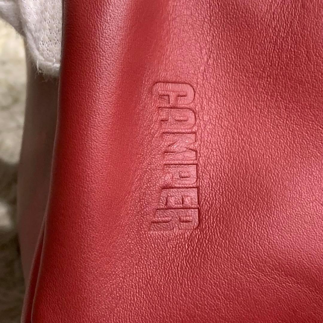 未使用級✨カンペール Cira リュック オールレザー A4可能 レッド