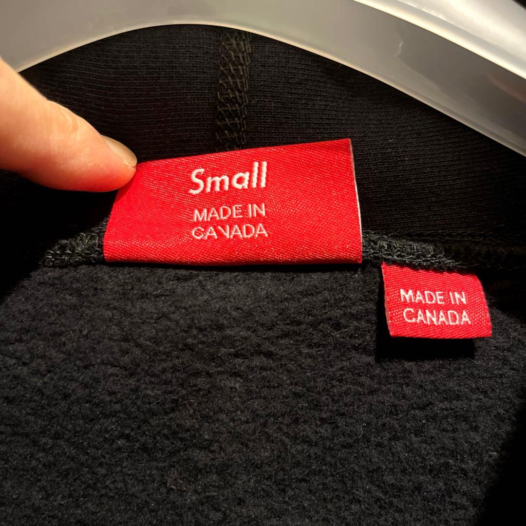 Supreme KAWS チョークロゴ フーディ S ブラック ボックスロゴ