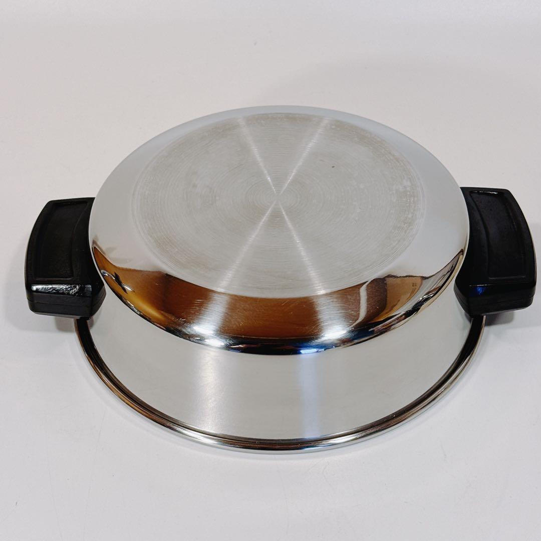 ロイヤルクイーン ROYAL QUEEN 2コート ステンレス鍋 IH非対応 - メルカリ