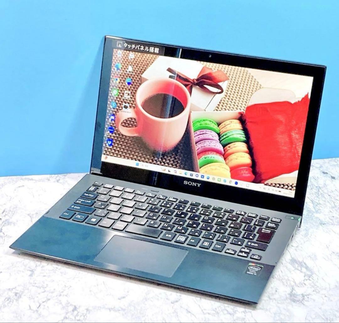 超軽量　薄型　SSD タッチパネル搭載　VAIO コンパクトノートパソコン