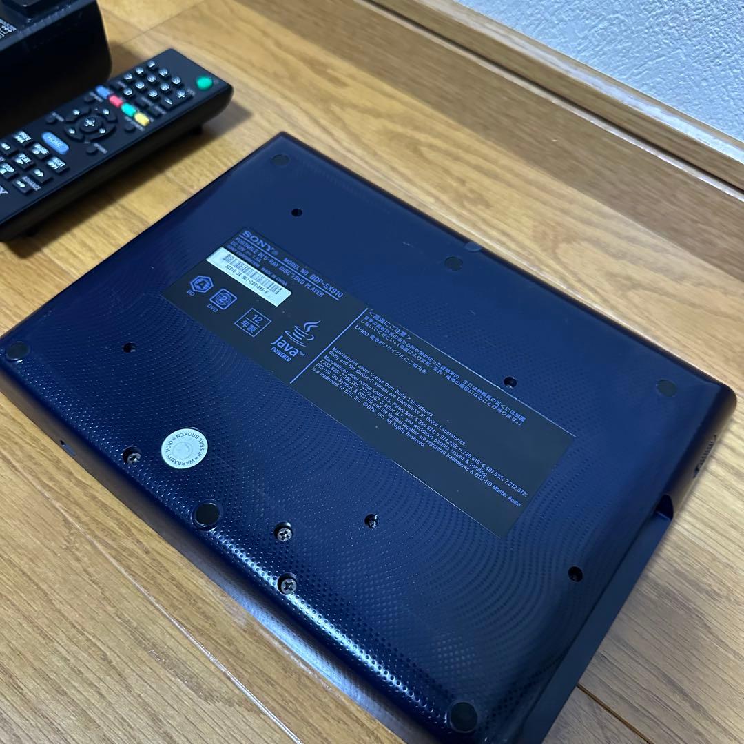 長時間再生 SONY ポータブル ブルーレイプレーヤー BDP-SX910