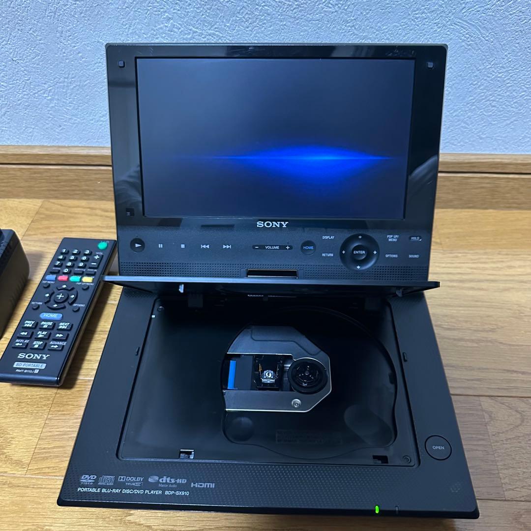 長時間再生 SONY ポータブル ブルーレイプレーヤー BDP-SX910