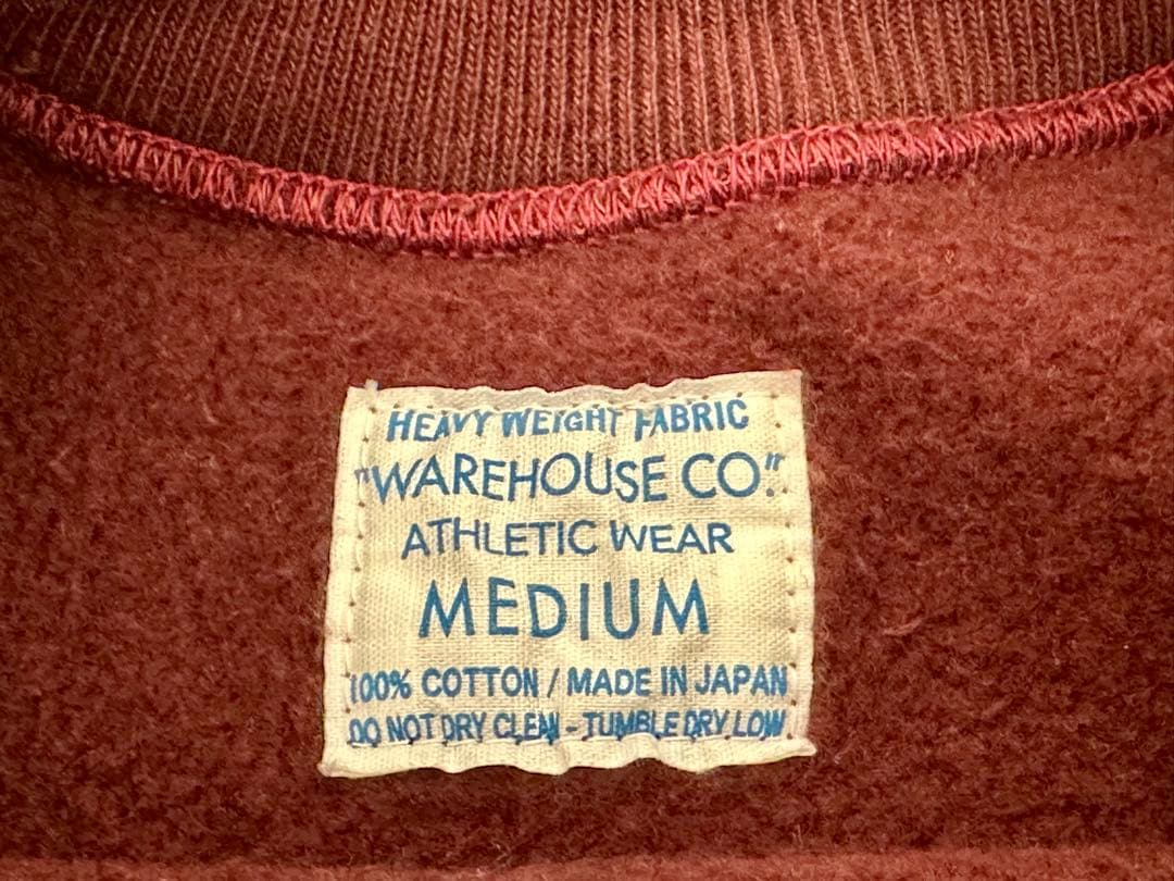 WAREHOUSE ウエアハウス 483 U OF D ボルドー サイズM