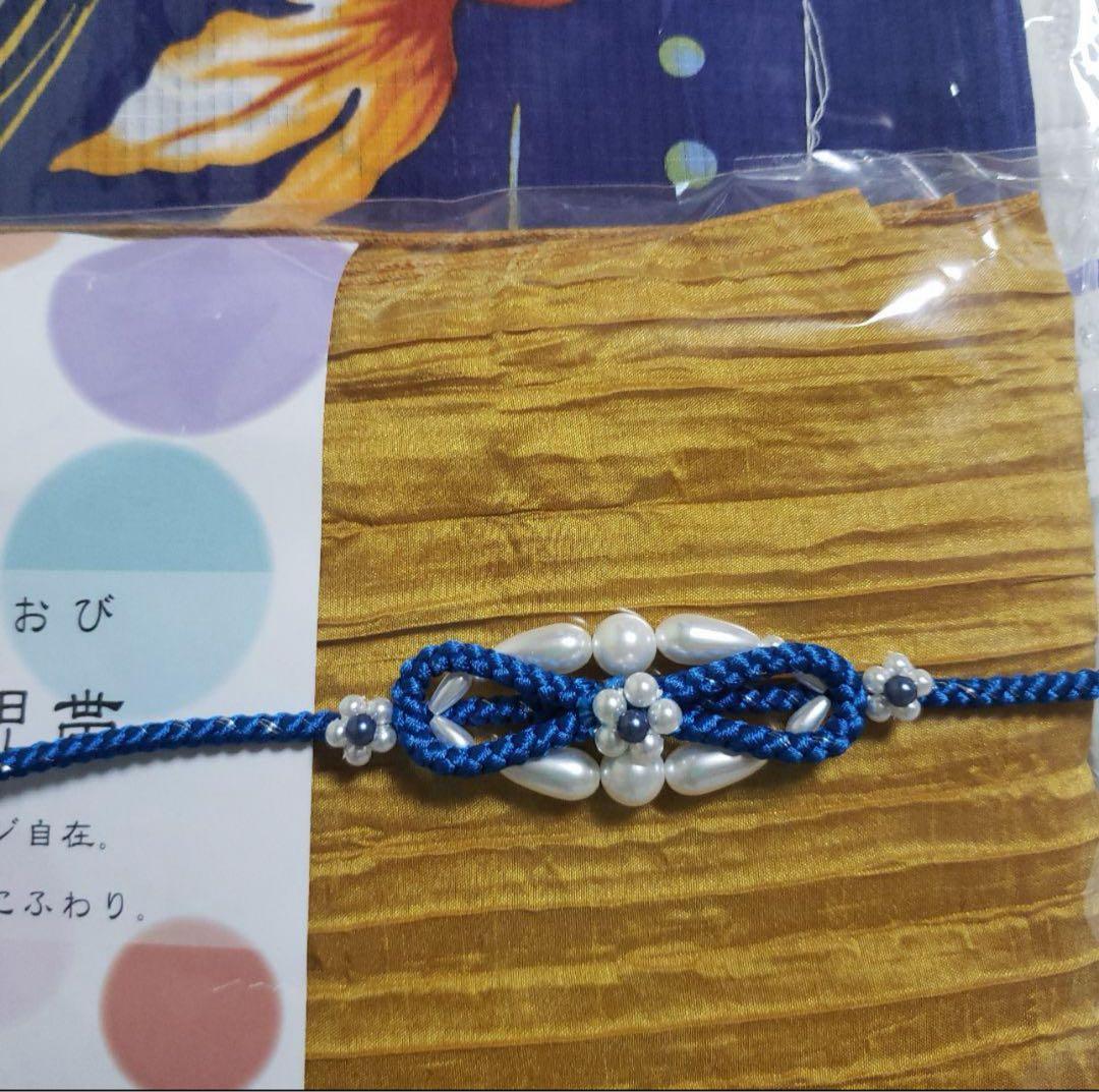 浴衣　金魚　3点セット　綿紅梅　涼しい