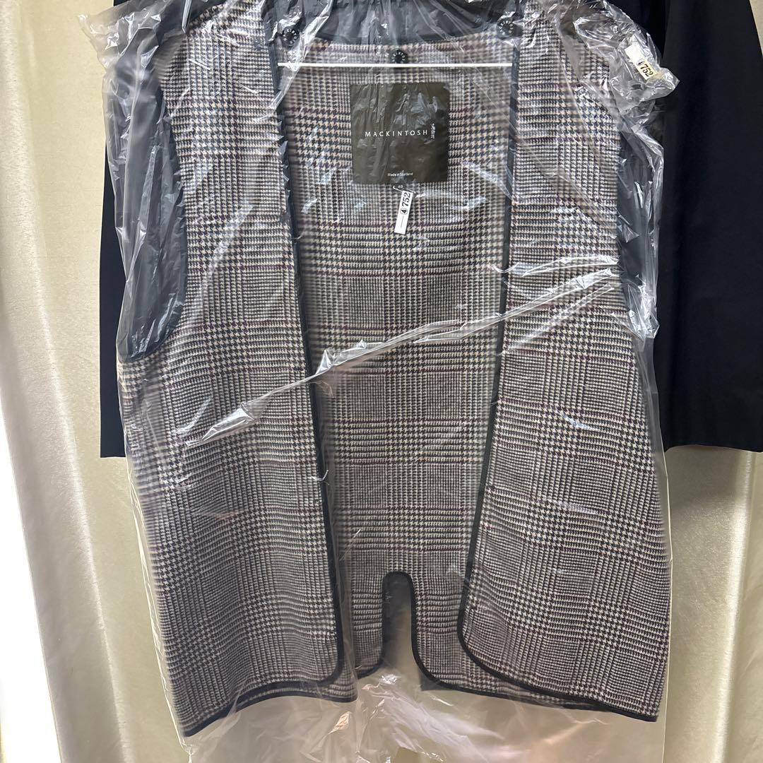 MACKINTOSH ステンカラーコート 40サイズ ライナーベスト付き