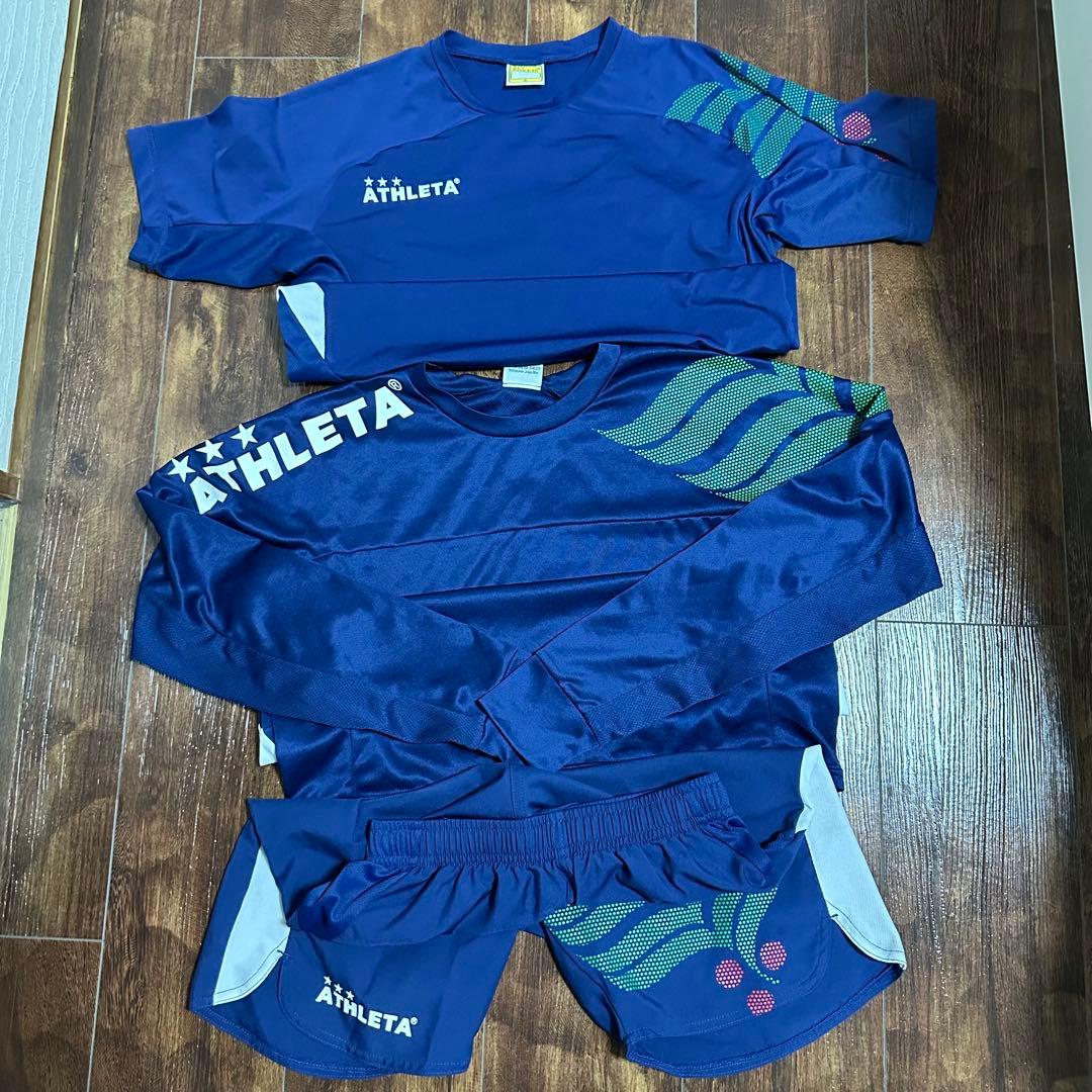 ATHLETA 半袖＆長袖シャツ ショートパンツ セット シャツS パンツ150