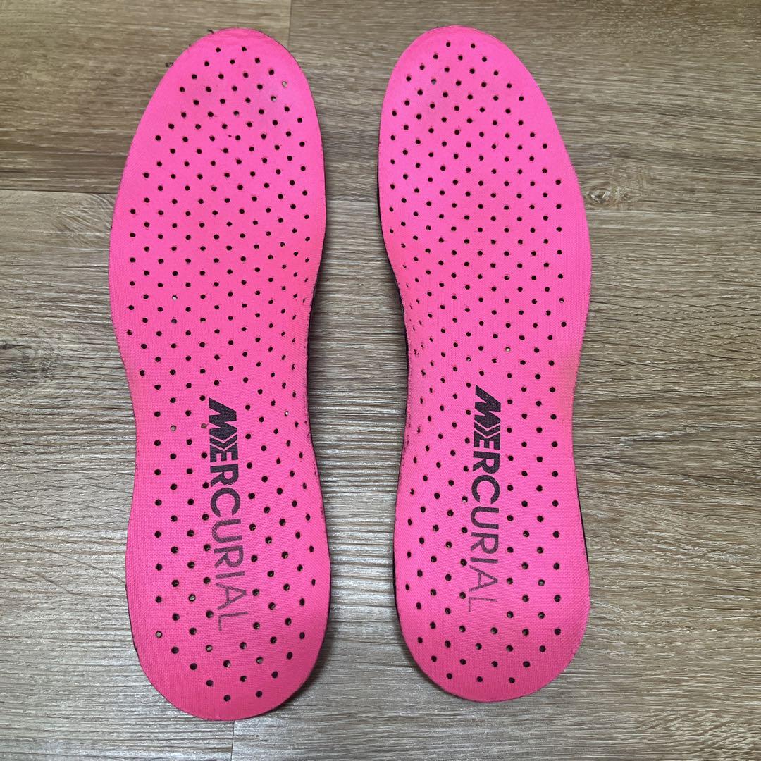 ナイキ マーキュリアル ヴェイパー X HG-Vグレー ピンク 27.5cm