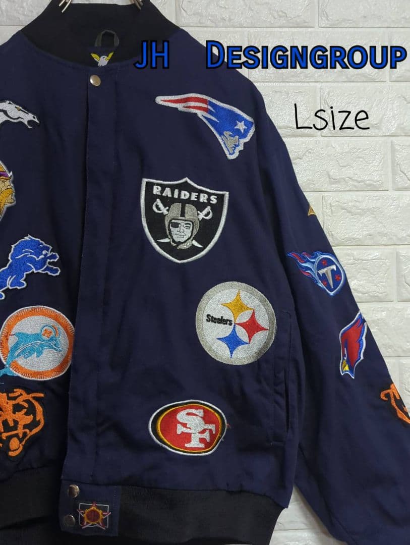 JH　Designgroup　スタジャン　Lsize　RAIDERS