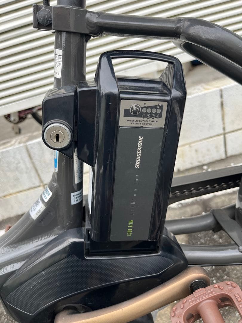 ブリヂストン　電動アシストファットバイク　ビッケポーラーベースセミファットタイヤ