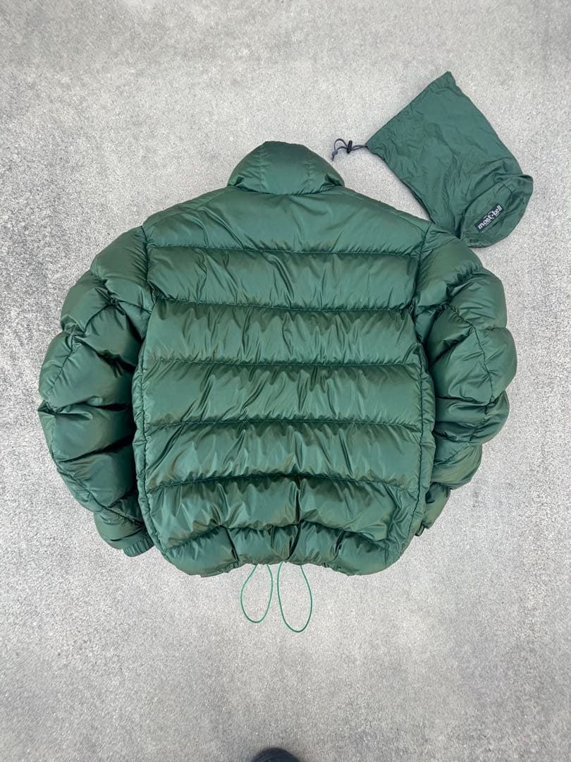 ヒ*ル様 【美品】mont-bell ダウンジャケット　L グリーン　希少カラー