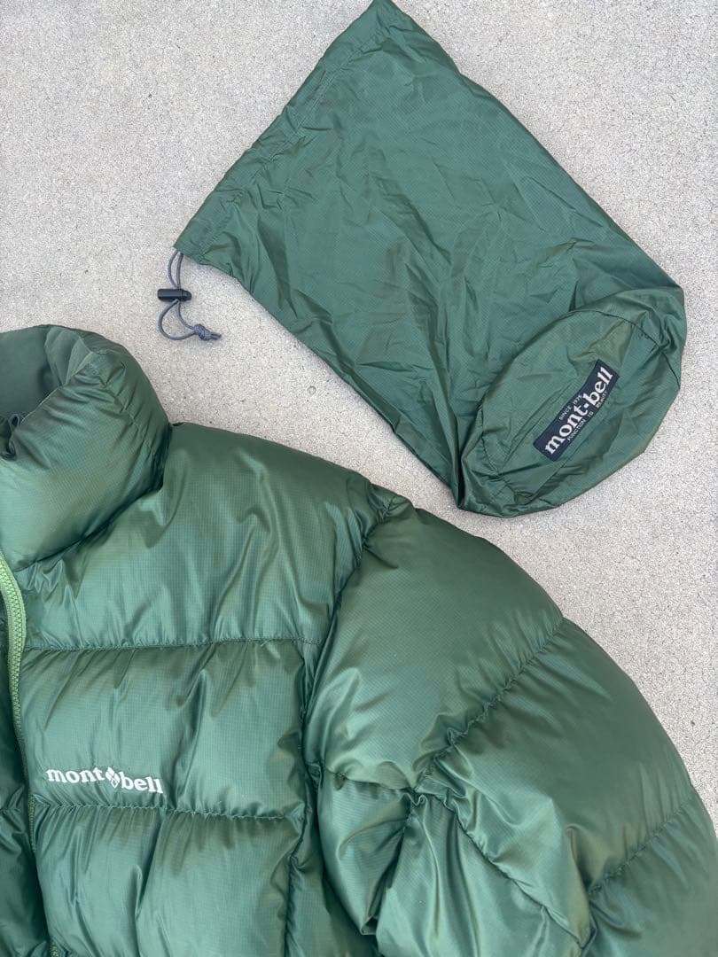 ヒ*ル様 【美品】mont-bell ダウンジャケット　L グリーン　希少カラー