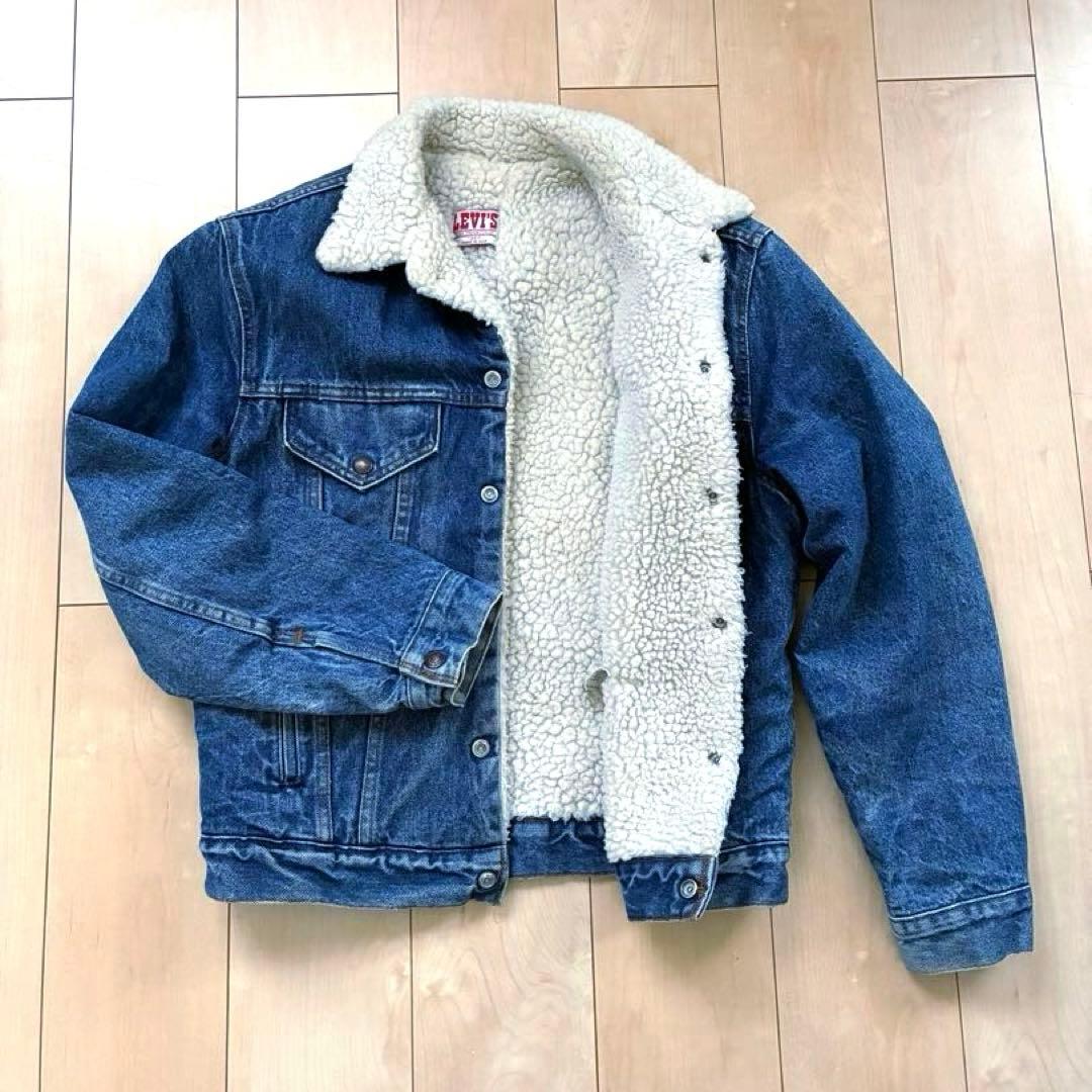 Levi's リーバイス 70608 ボアデニム　ジャケット　80's USA