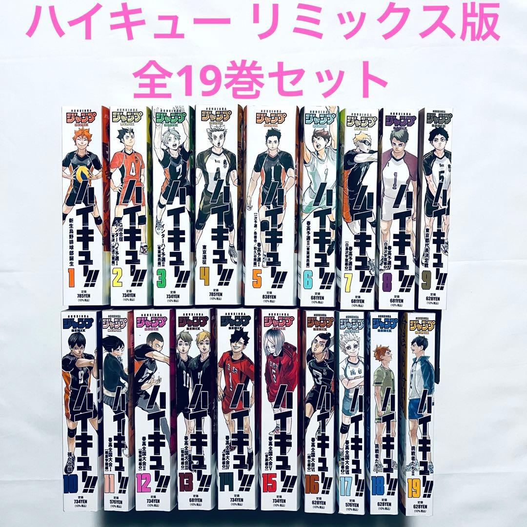 ハイキューリミックス 1〜19巻 全巻セット