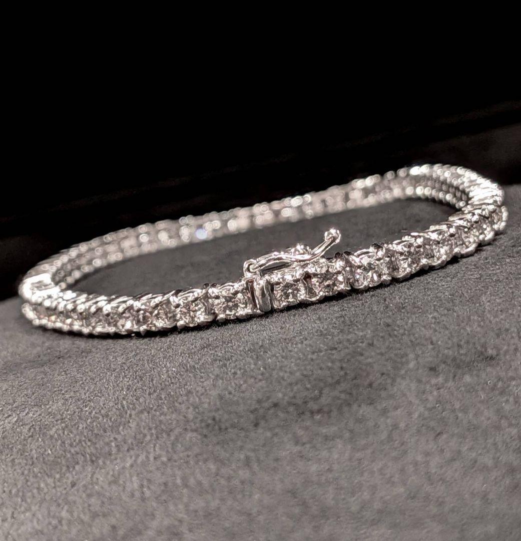 豪華　5ct テニスブレス　Pt950　ダイヤモンド　プラチナ