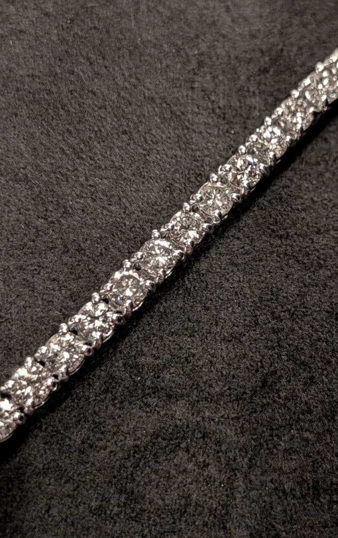 豪華　5ct テニスブレス　Pt950　ダイヤモンド　プラチナ