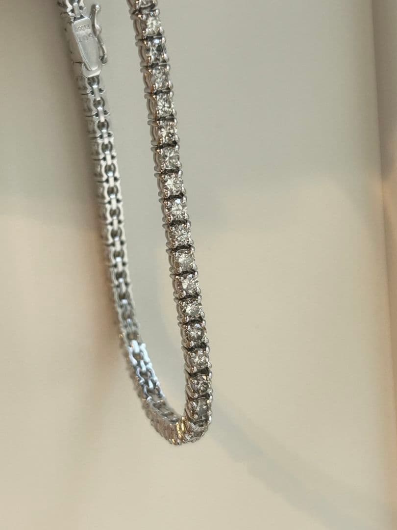 豪華　5ct テニスブレス　Pt950　ダイヤモンド　プラチナ