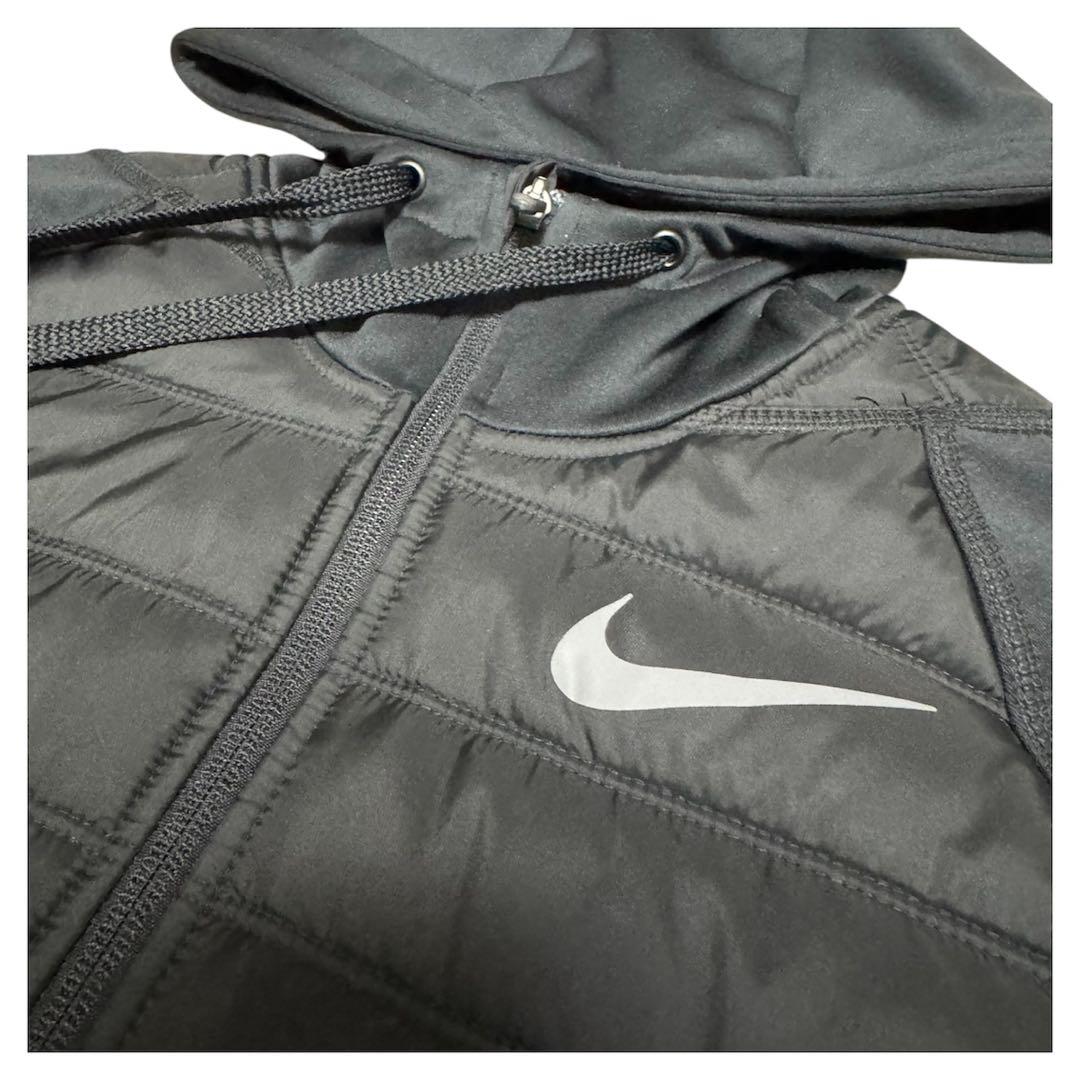 ナイキ M ブラック サーマ フィット フルジップ WNTRZD 中綿ジャケット