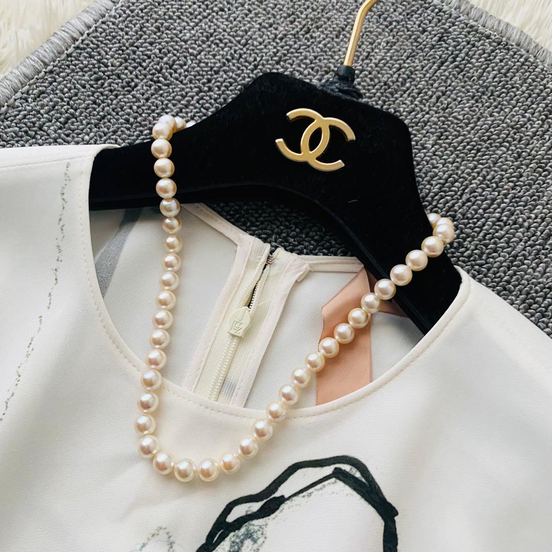 極美品 定価128000円 N°21 花柄 ジャージー プリントワンピース 40