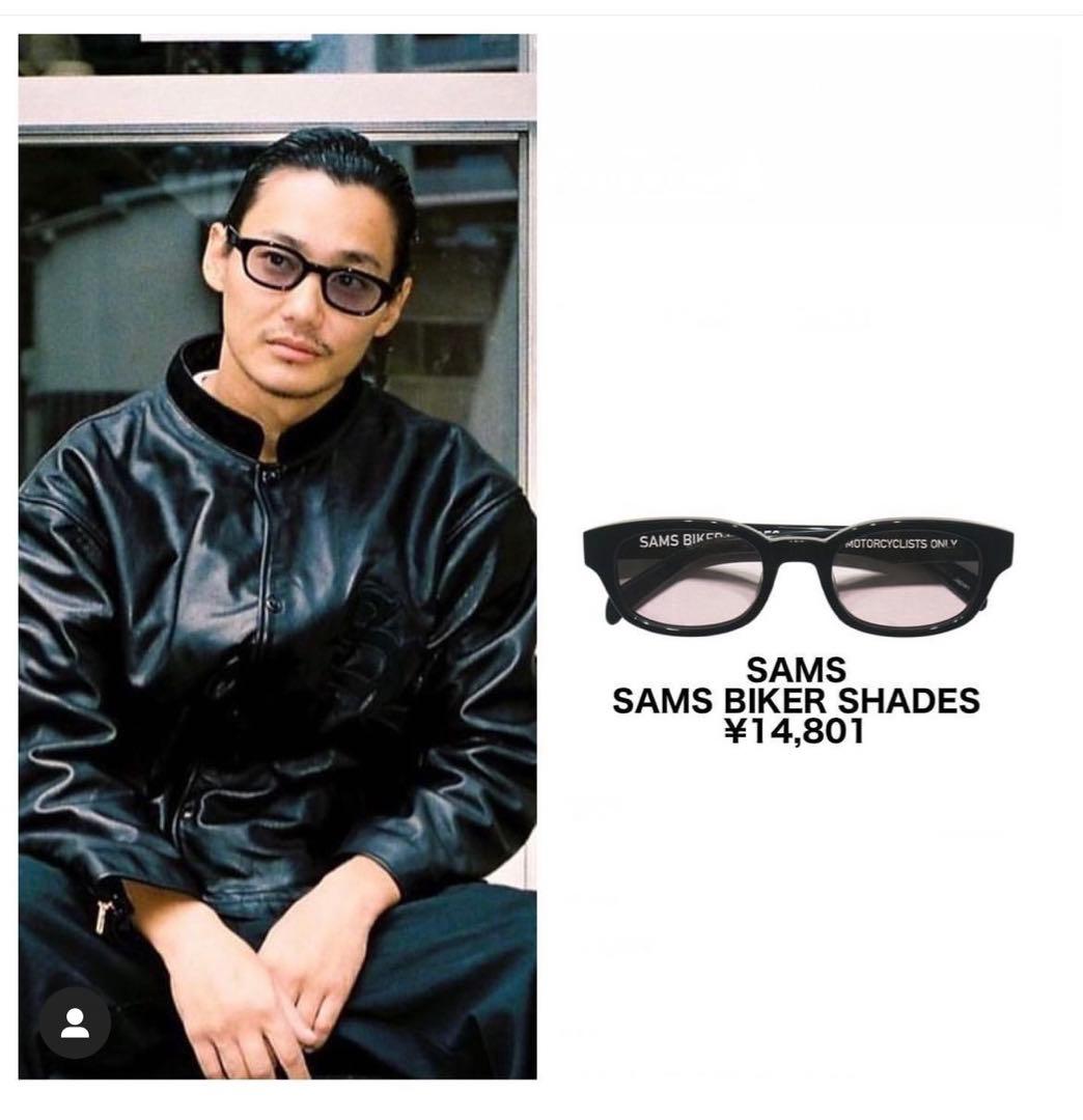 野村周平着用モデル SAMS Biker Shades (サングラス) パープル - メルカリ