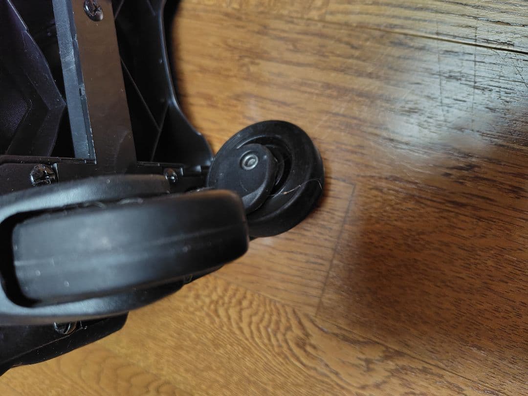 swany スワニーキャリーバッグ　ケース クレーペ　ストッパー付き ブラック