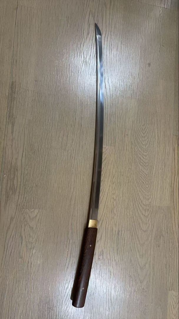 花梨木鞘居合刀 模造刀　1095 鋼日本刀　居合練習