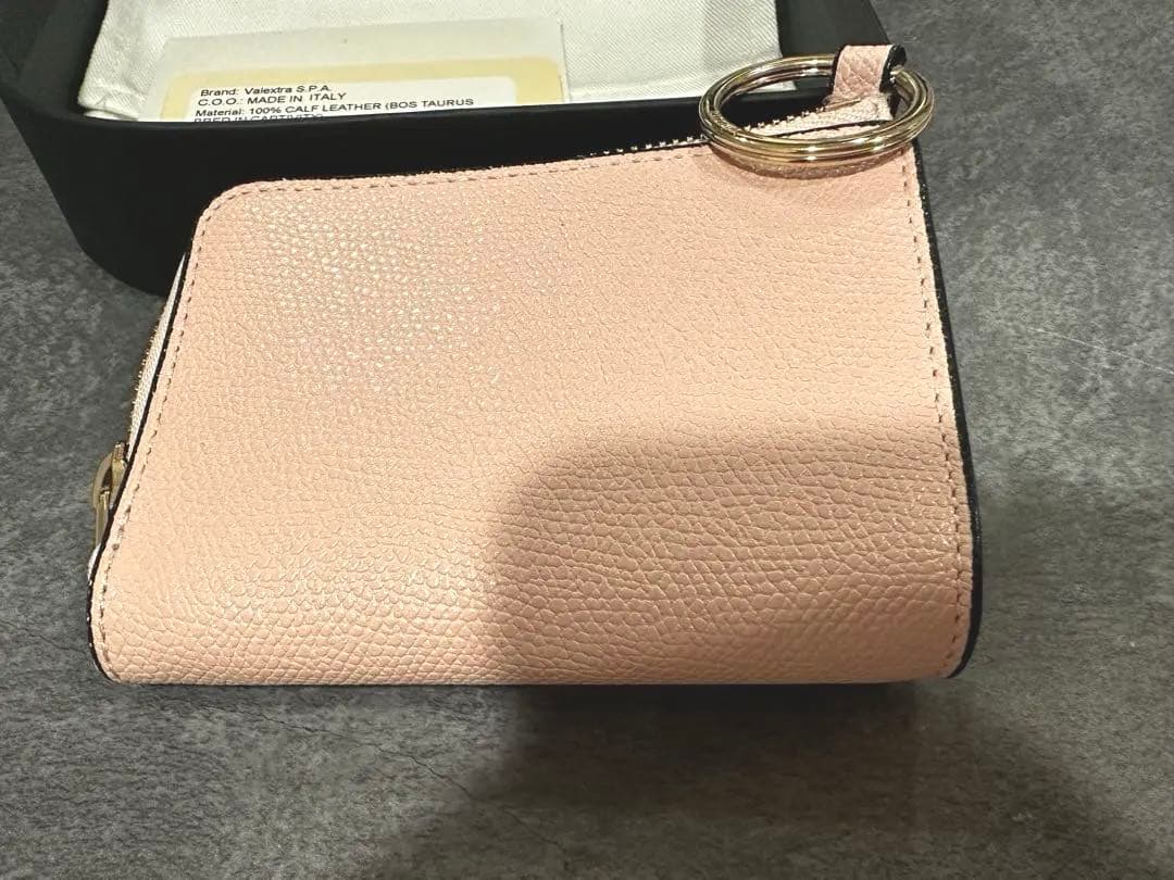 Valextra カーフレザーキーケース ピンク★美品
