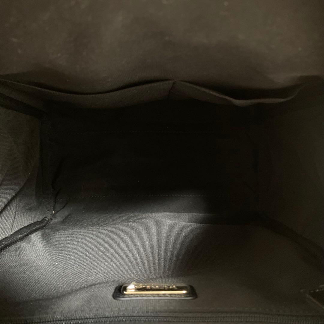 極美品★フルラ リュック ブラック レザー ★FURLA バックパック　シボ革