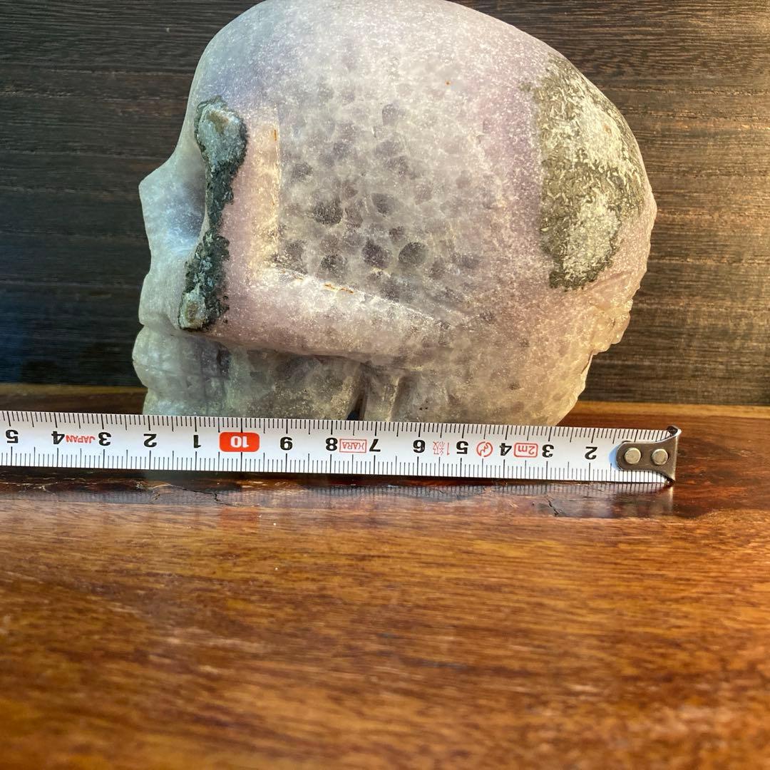 アメジスト　クリスタル　スカル 天然石 頭蓋骨