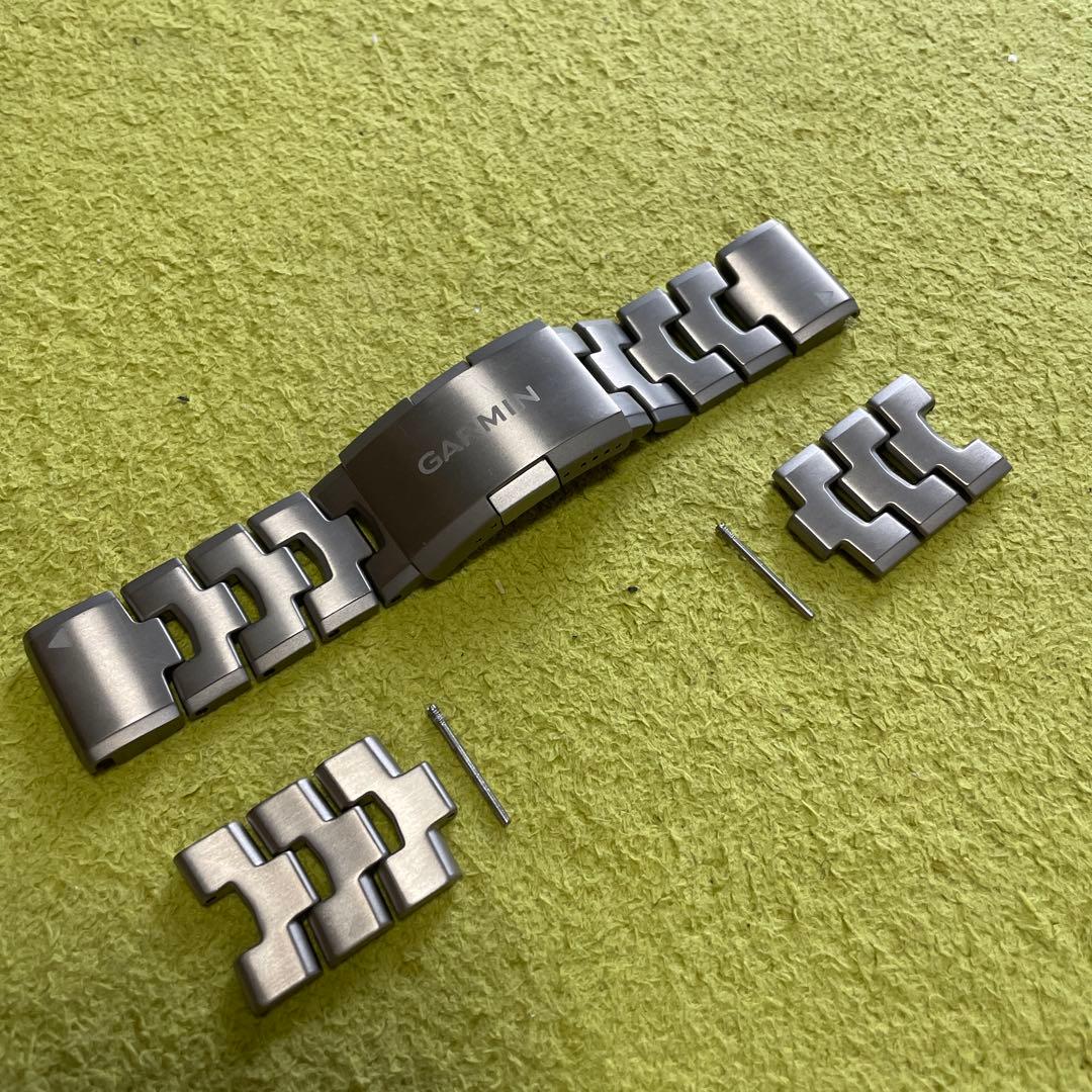 ガーミン 純正チタンベルトGarmin QuickFit F6 22mm - メルカリ