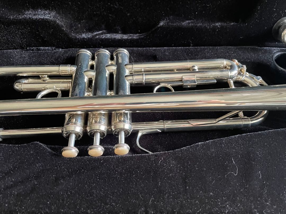 美品　トランペット soleil シルバー　サクラ楽器　セミハードケース付き