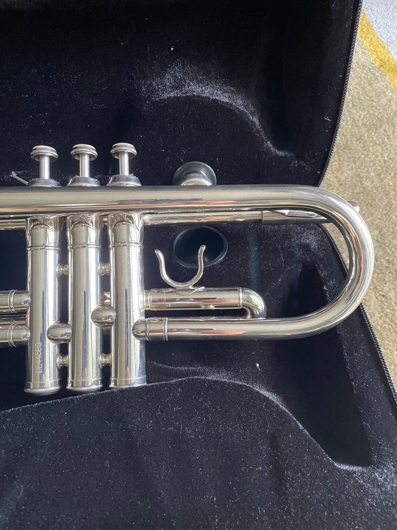 美品　トランペット soleil シルバー　サクラ楽器　セミハードケース付き