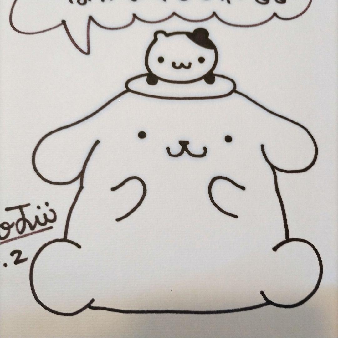 ポムポムプリン 直筆サイン - メルカリ