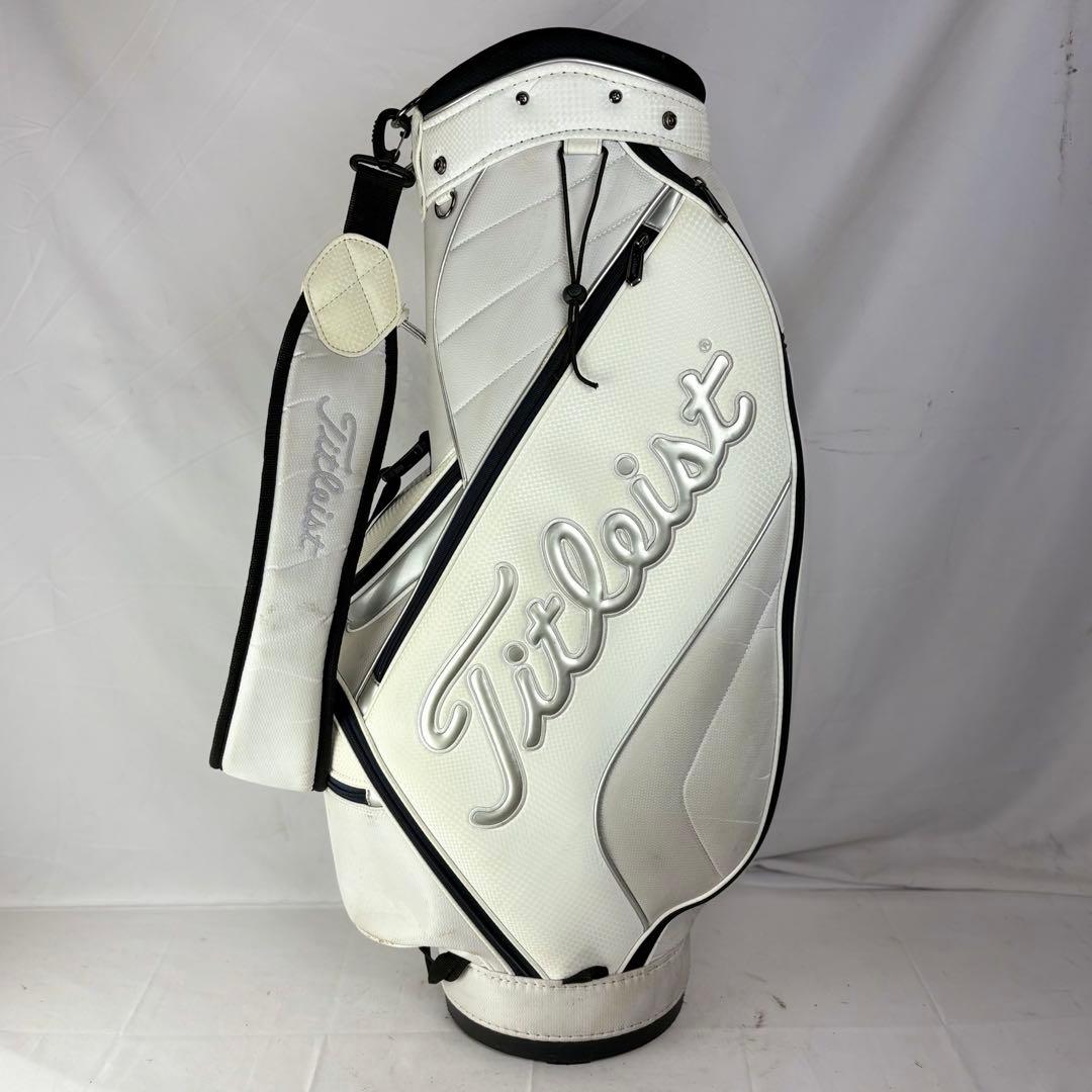 タイトリスト TITLEIST キャディバッグ ゴルフバッグ ホワイト 5分割