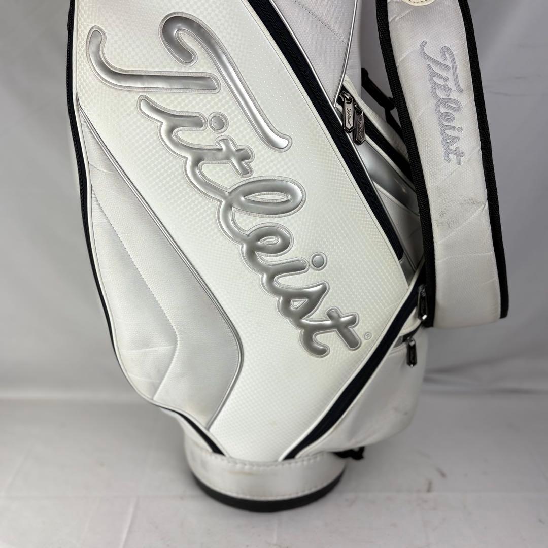 タイトリスト TITLEIST キャディバッグ ゴルフバッグ ホワイト 5分割