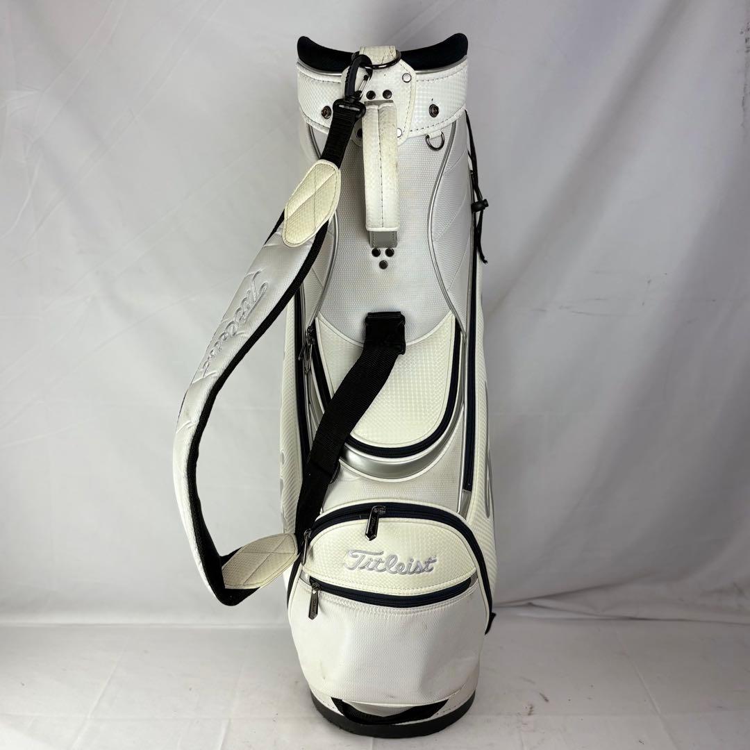 タイトリスト TITLEIST キャディバッグ ゴルフバッグ ホワイト 5分割