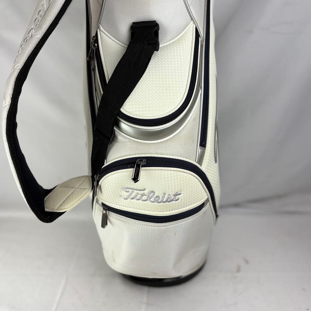 タイトリスト TITLEIST キャディバッグ ゴルフバッグ ホワイト 5分割