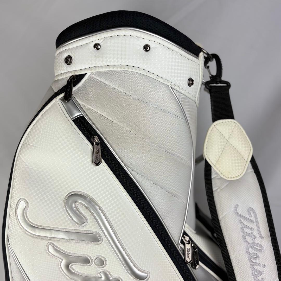 タイトリスト TITLEIST キャディバッグ ゴルフバッグ ホワイト 5分割