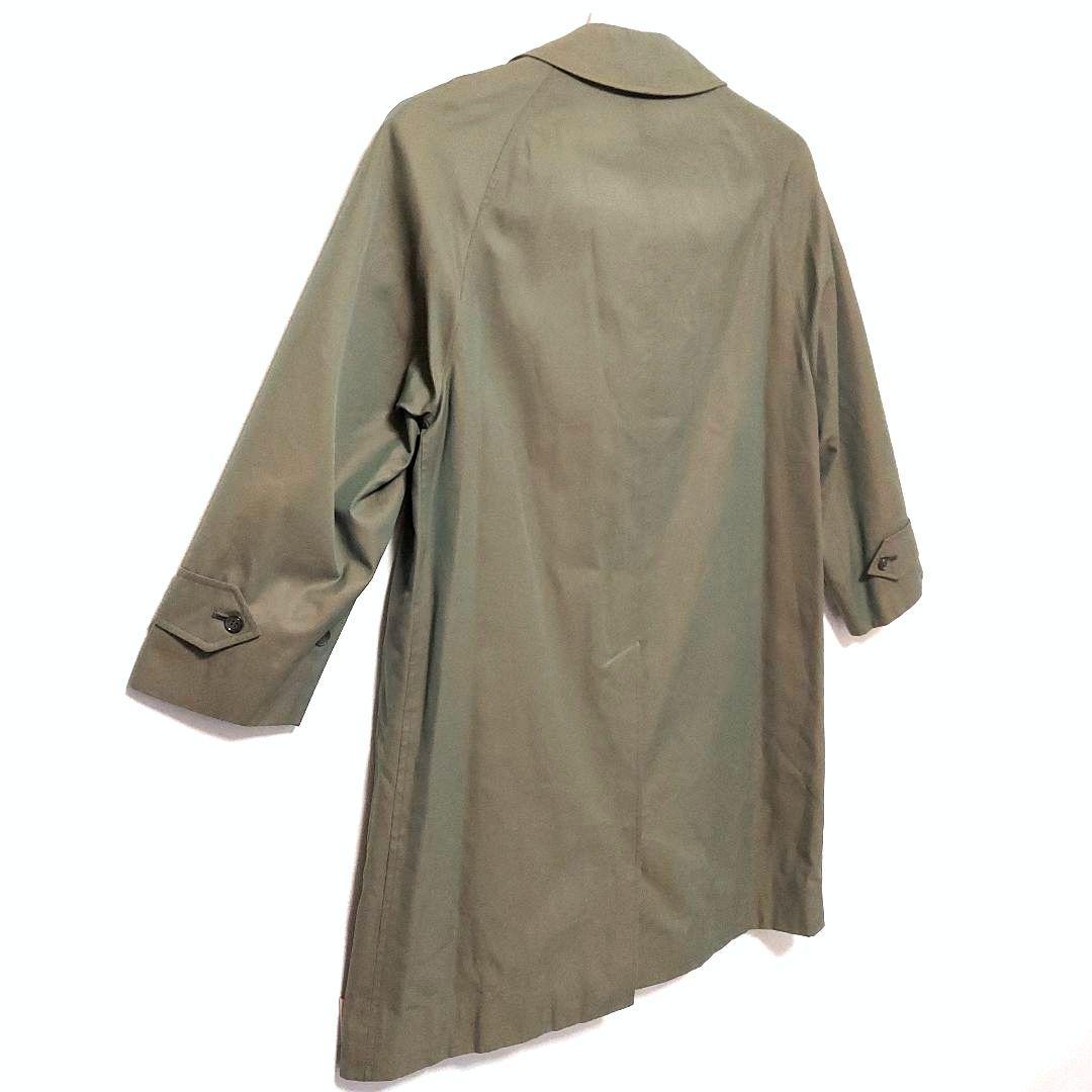 BURBERRY ステンカラーコート 裏ノバチェック 玉虫色 90s