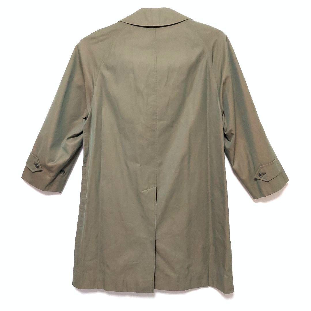 BURBERRY ステンカラーコート 裏ノバチェック 玉虫色 90s