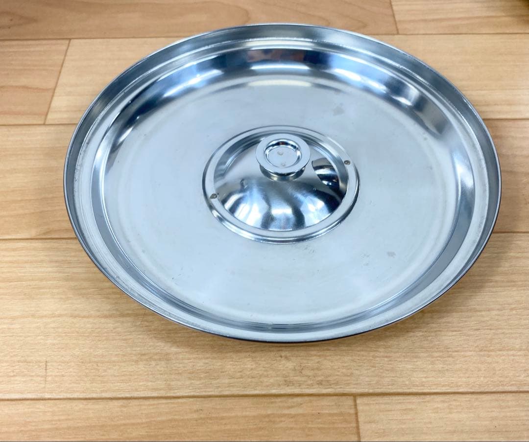 【美品】ステンレス製　寸胴　キッチンポット 30cm 18cm セット