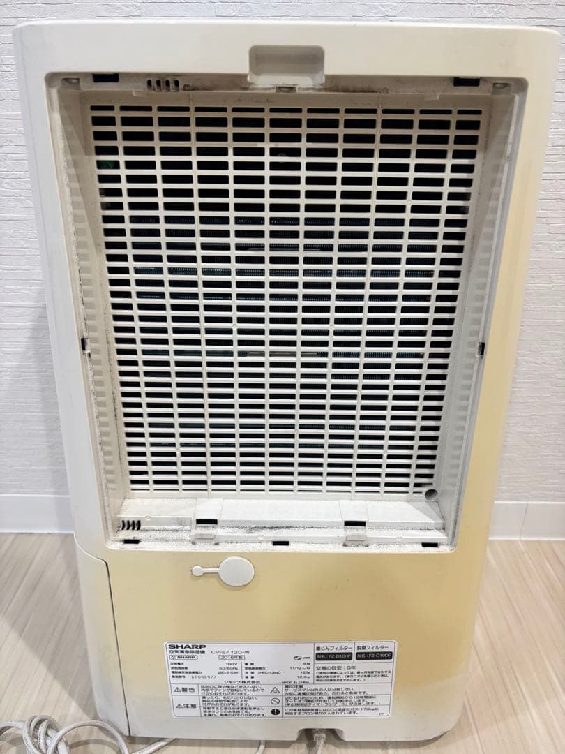 01. 空気清浄機 SHARP CV-EF120-W 2016年製