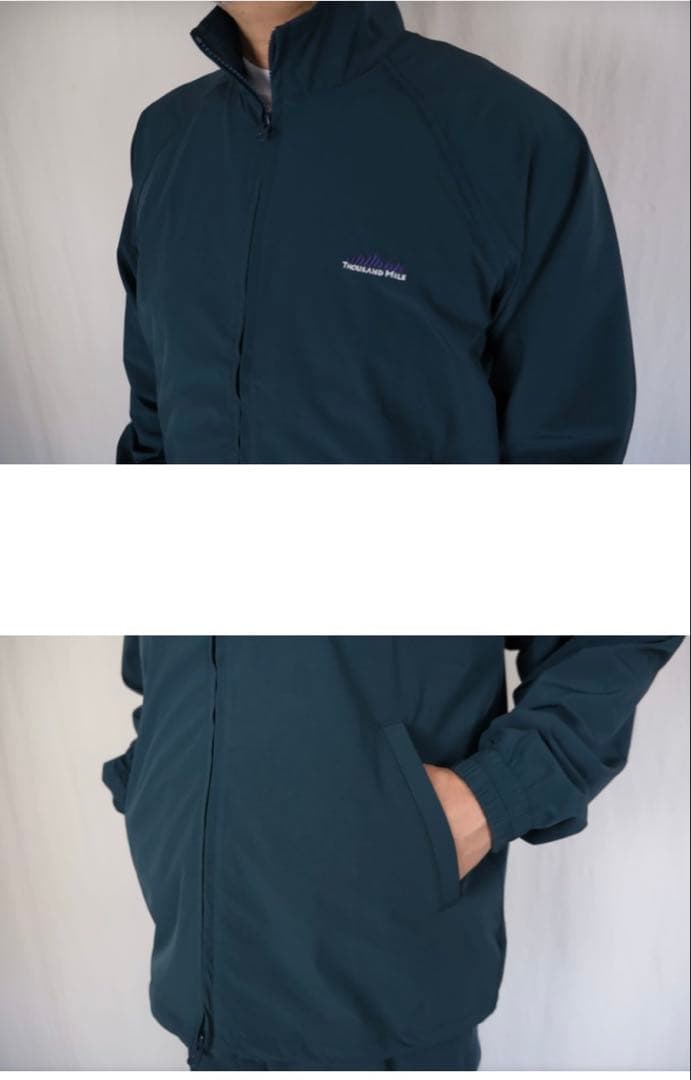 新品【サウザンドマイル】ジップブルゾン＆パンツ セットアップＭ