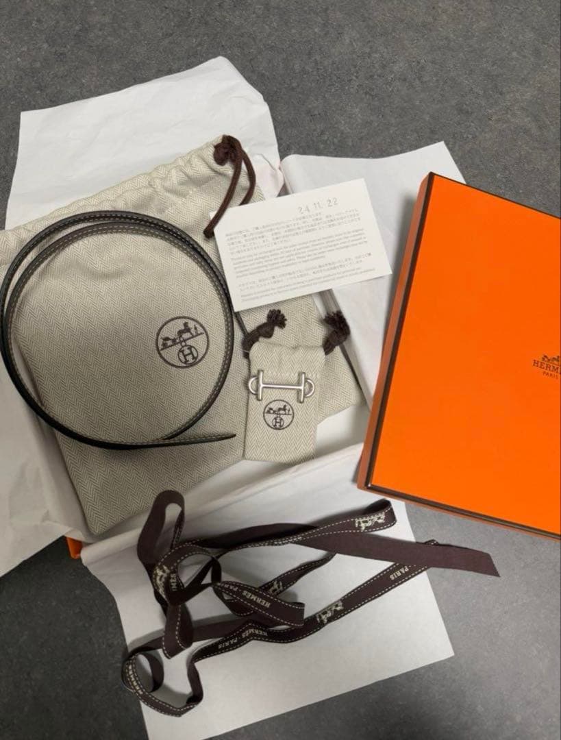 期間限定値下げエルメス ベルトバックル（ガンマ） & レザーベルト　13