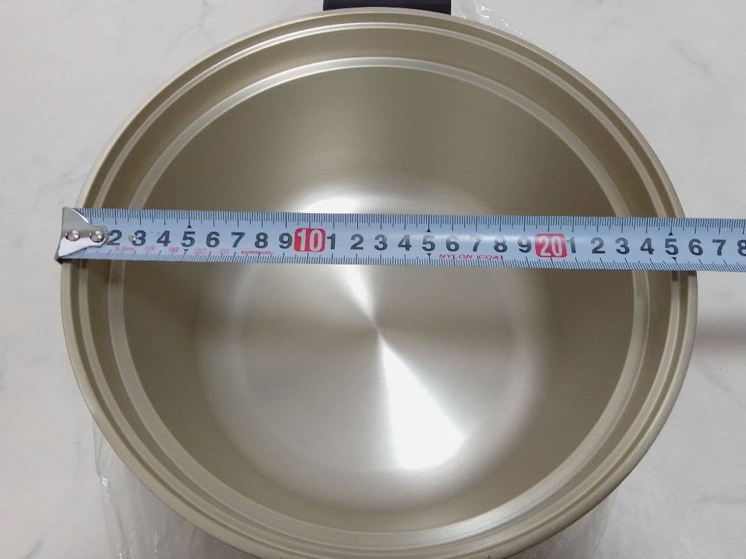 未使用 しばのキッチン ゴールド NEO炊飯鍋 ガラス蓋付 IH対応 両手鍋